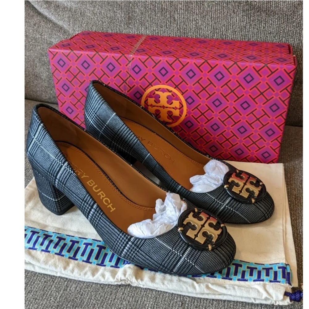 Tory Burch Multi Logo 55mm Pump.
New without box.